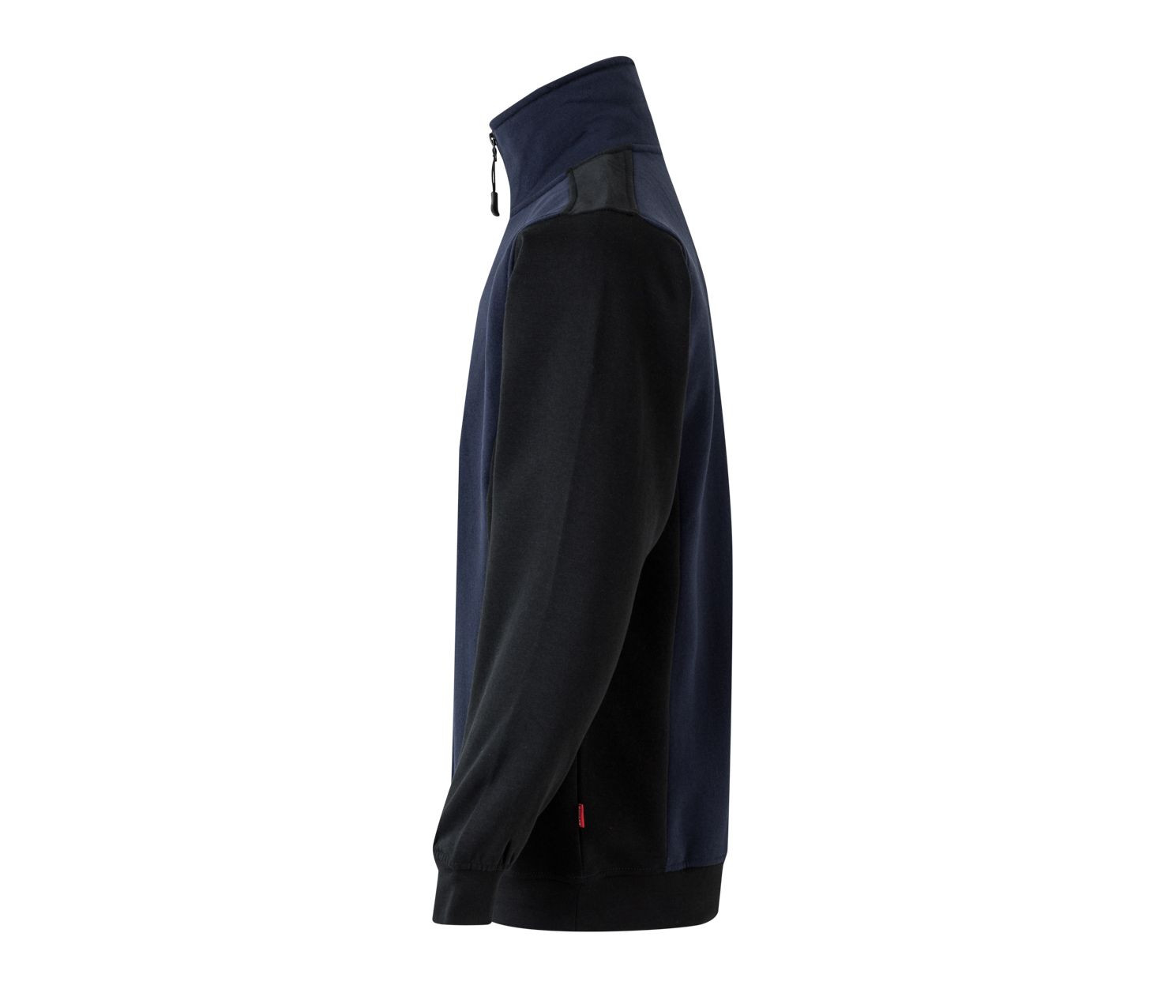 TWO-TONE HALF ZIP SWEATSHIRT