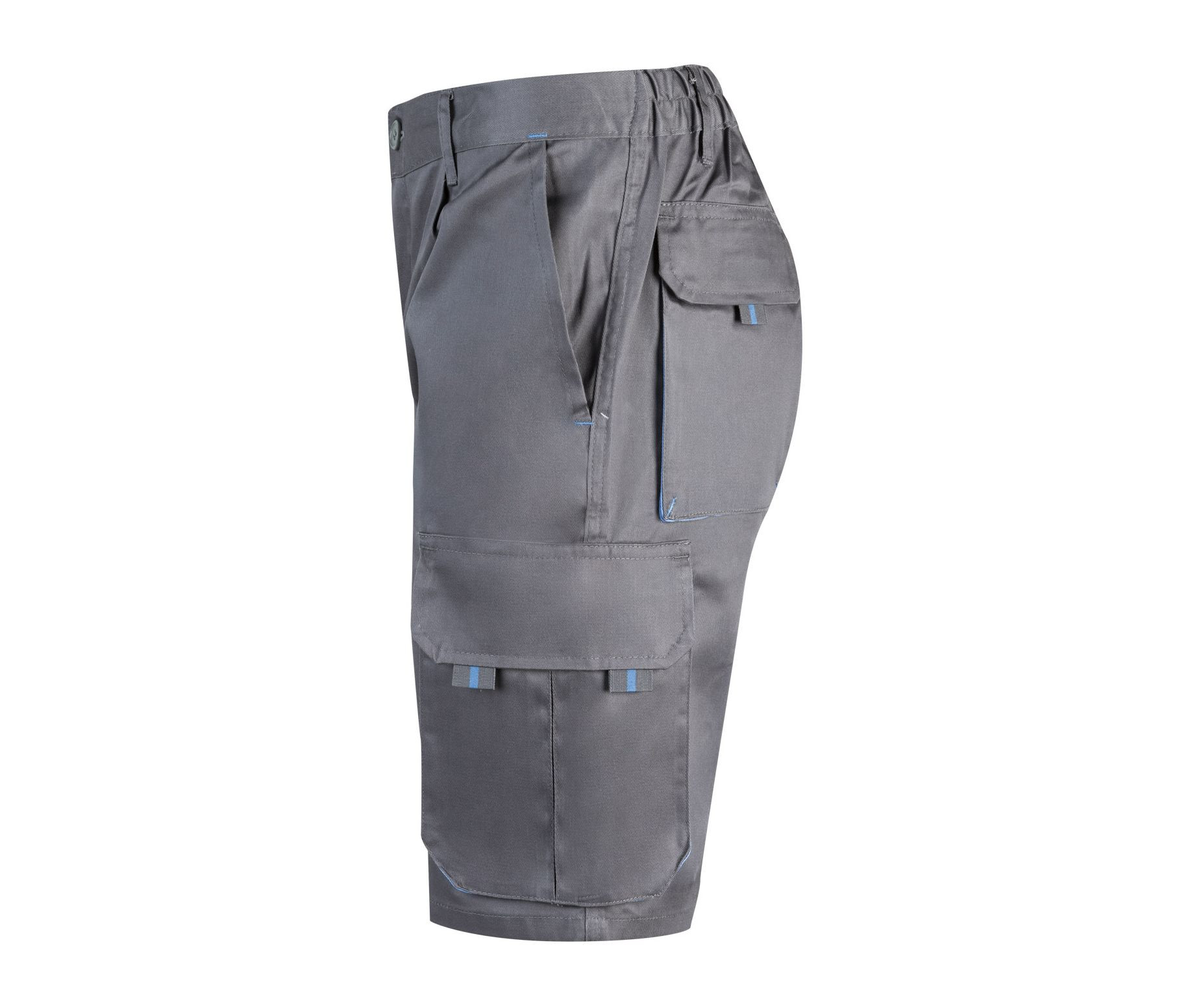 TWO-TONE MULTI-POCKET BERMUDA SHORTS
